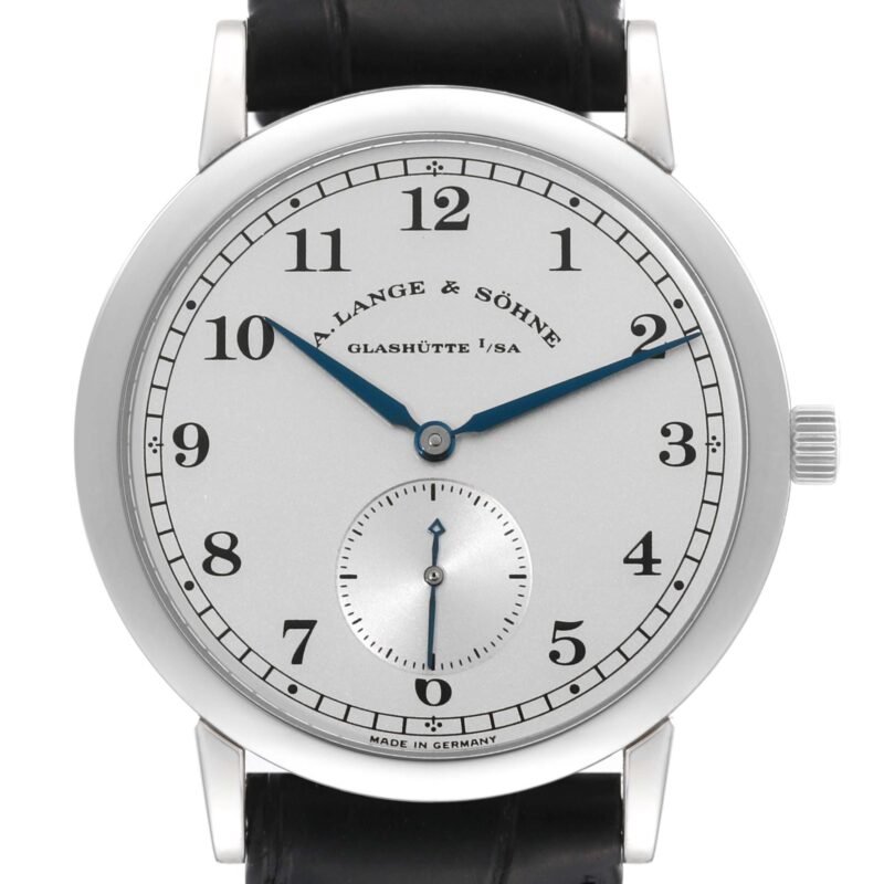 A. Lange and Sohne 1815 Platinum Mens Watch 206.025 Box Papers
